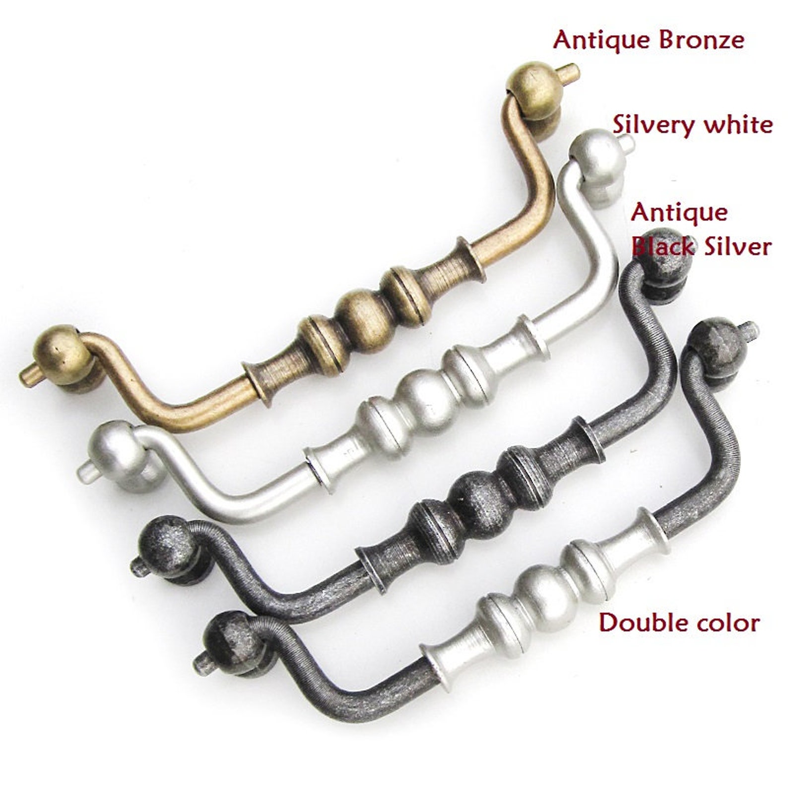 5 Drop Handles Pulls Drop Bail Swing Pulls Drawer Pull Etsy