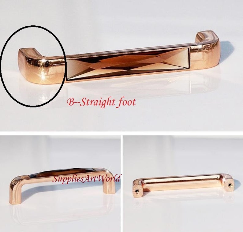 3.75 5 Crystal Glass Dresser Pulls Handles Drawer Etsy