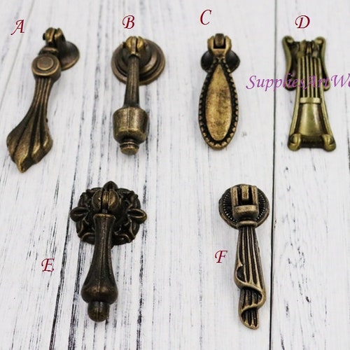 Vintage Style Dresser Pulls Knobs Drawer Knobs Pulls Handles Etsy