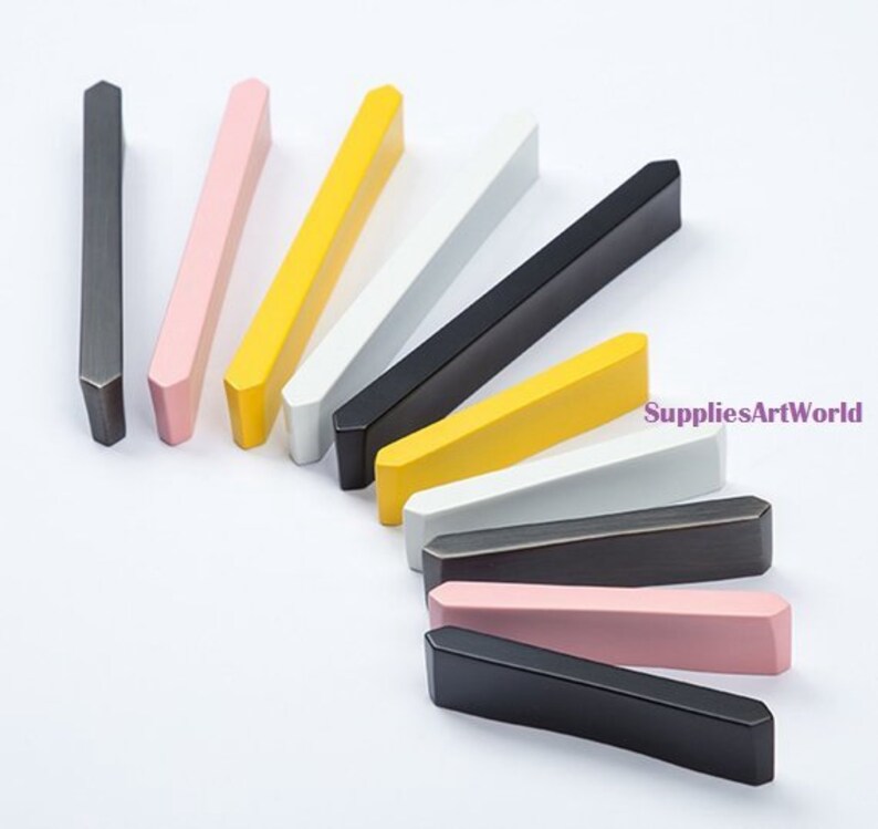 2 5 5 Colorful Drawer Pulls Handles Cabinet Door Etsy