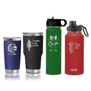 Group Order - 24 or more - Stainless Steel Tumblers and Custom Water Bottles