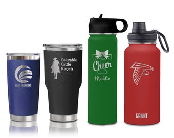 Group Order - 24 or more - Stainless Steel Tumblers and Custom Water Bottles