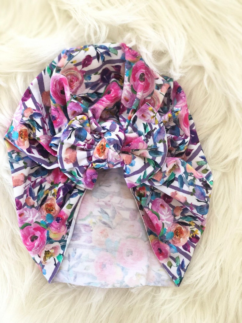 Bow Turban Baby Turban Toddler Turban Baby headband Girl Headband Baby hat Baby bow