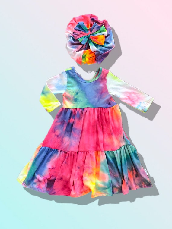 white christmas dresses Cotton Candy Tie Dye Slip Dress