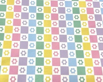 Spring Checkerboard Floral Print / Retro Groovy Checker Bell Bottoms / Bummies / Lounge Set / Leotard / Peplum
