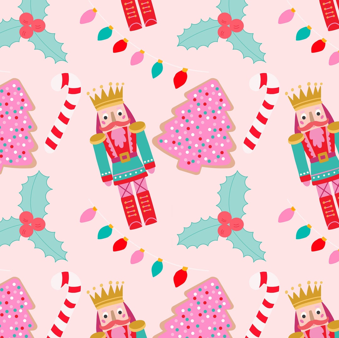 Christmas Girly Nutcracker Ballet Print / Vintage Bell Bottoms Etsy