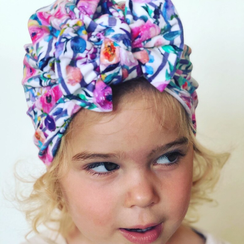 Bow Turban Baby Turban Toddler Turban Baby headband Girl Headband Baby hat Baby bow