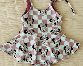 Pink Hearts Mouse Bell Bottom Set main image 0