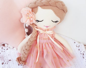 Handmade Cloth Doll, Rag Doll - Willow