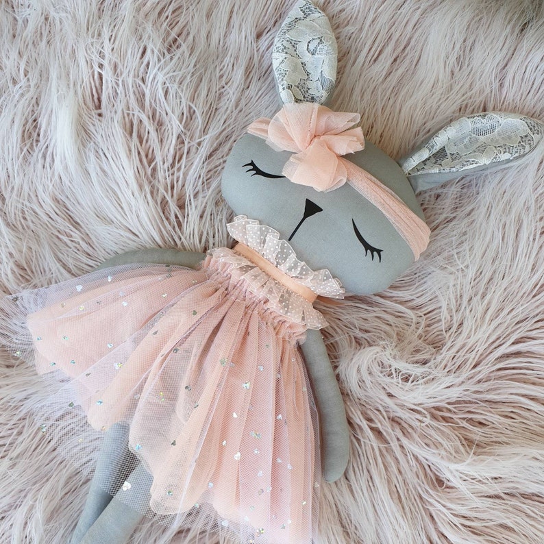 Handmade Bunny Rag Doll  Penelope image 0