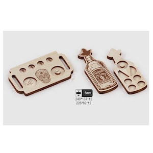 Arquivos de corte a laser Tequila Party Board