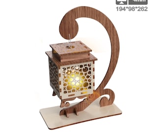 Wooden Decorative lantern-Laser cut files,Lantern svg, decorative wooden lantern,3D Glowforge SVG DXF