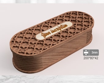 Pen box Laser Cut SVG