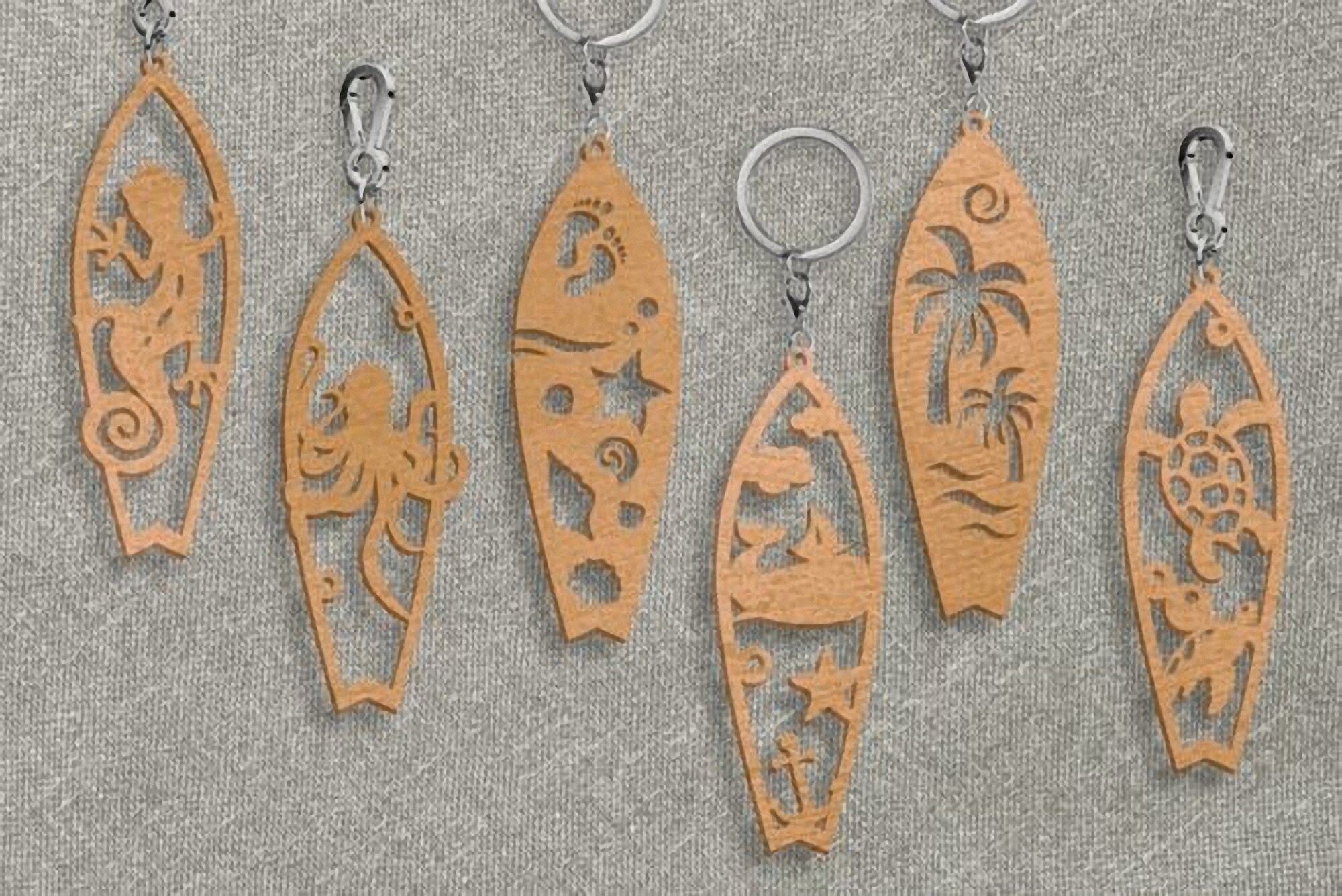 Summer Keychains Summer Keychains Bundle, Car Charm SVG - Etsy