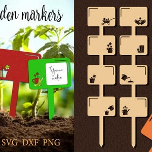 Collection of Garden Markers SVG