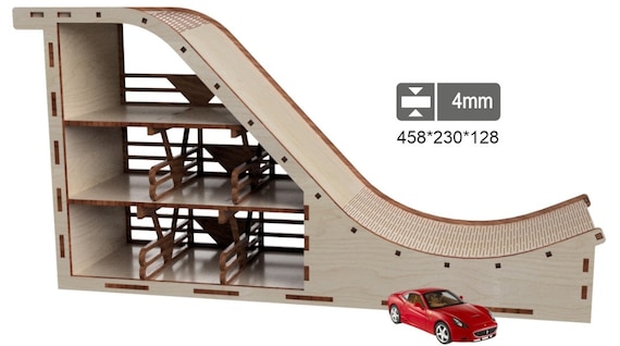 Garaje Rampas Para Autos De Juguetes Garaje De Juguete Con Rampas