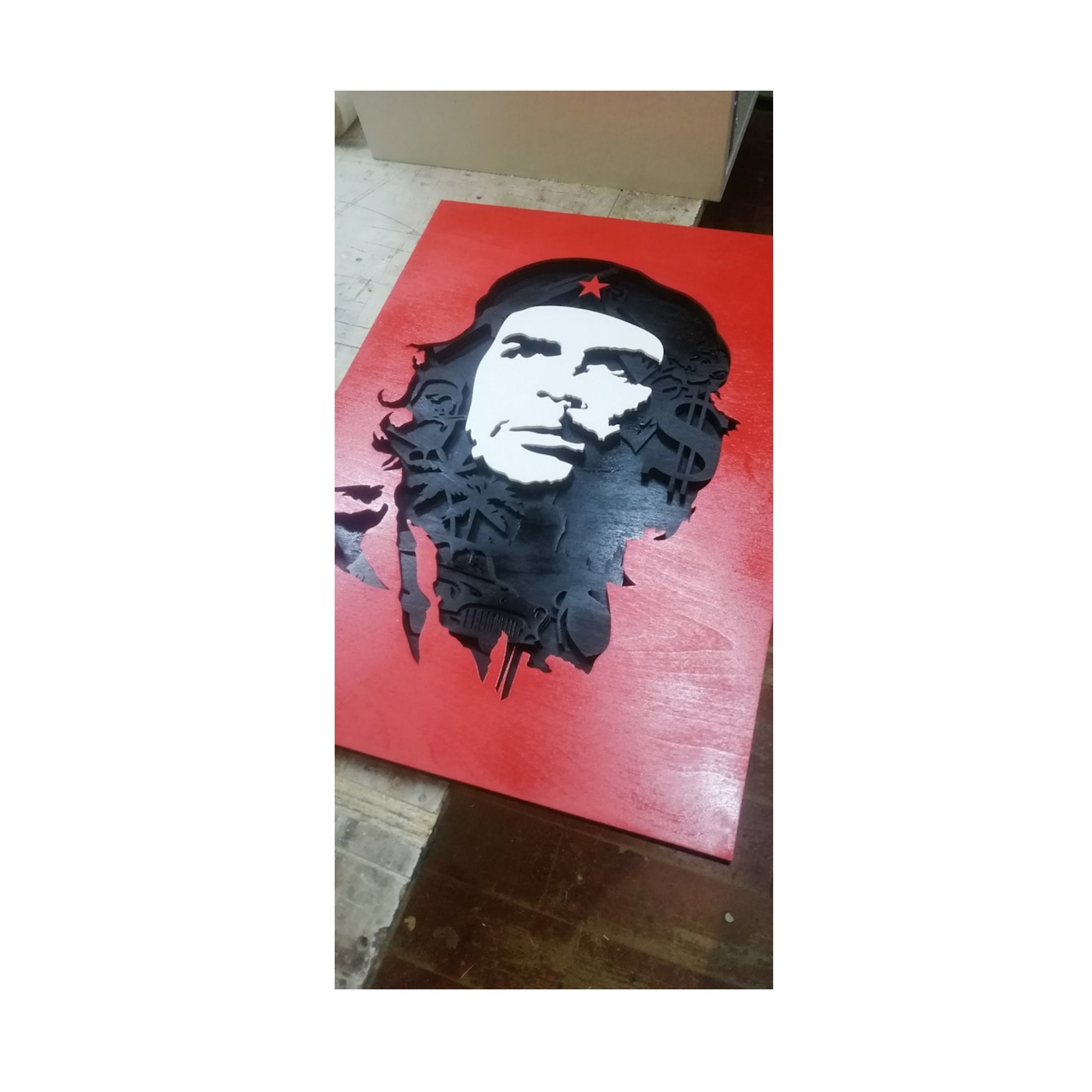 Ernesto Che Guevara Vector Image, Monoline Ernesto Che Guevara