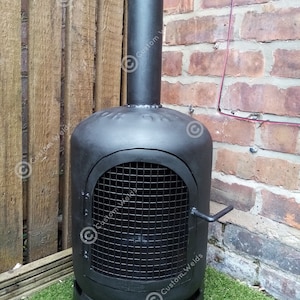Gas Bottle Log Burner/Patio heater/wood burner/fire pit/upcycled