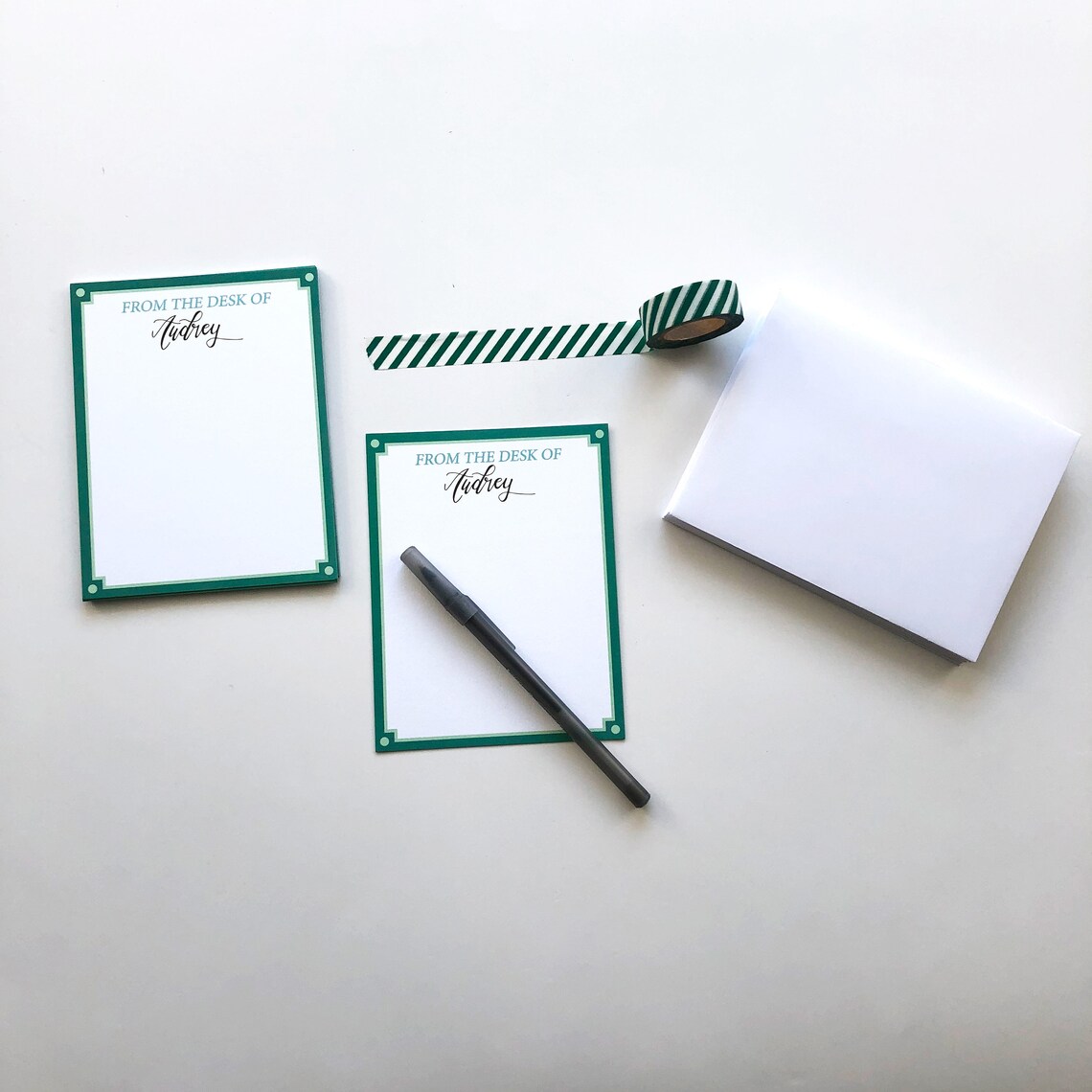 From the Desk of Note Cards Custom Note Cards Personalized Etsy