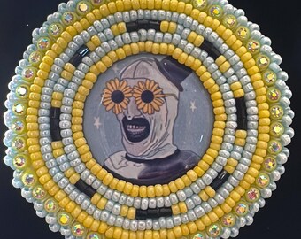 Beaded Art Earrings