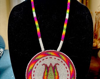 Beaded Tulip Necklace