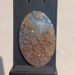Java Moss Agate Cabochon Scenic Multicolor. MA.33