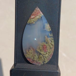 Javamoos-Achat-Cabochon, mehrfarbig, MA.34