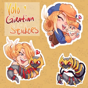 Volo and Giratina Stickers