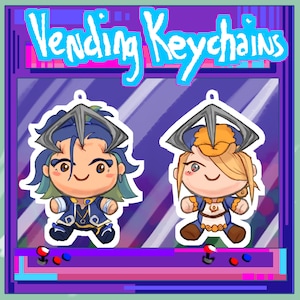 Vending Claw Plushie Keychains