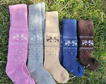 Kids' Mongolian Wool Long Socks (Various Sizes and Lengths - See Description!!)