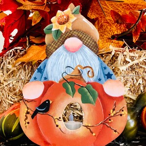 Harvest Gnome Tea Light