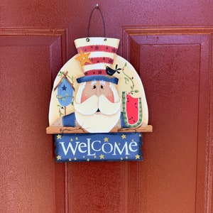 Uncle Sam Welcome Topper