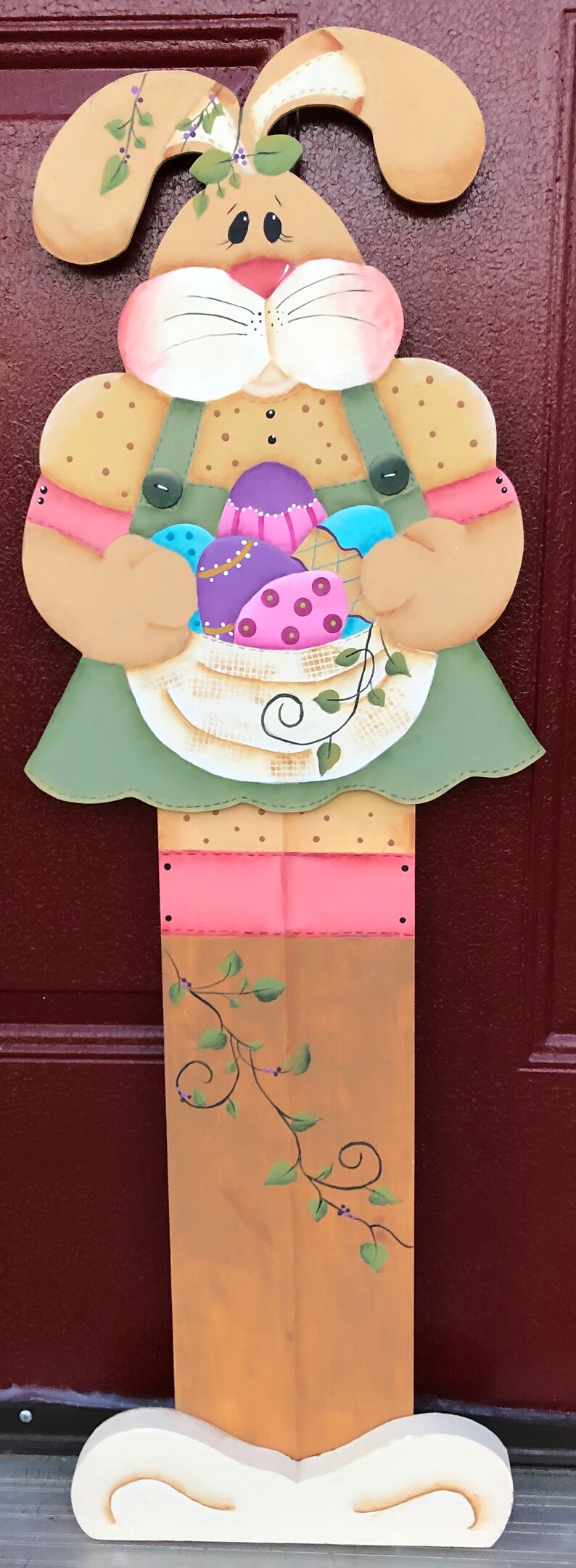 PREORDER Easter Bunny Porch Greeter Etsy