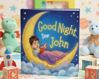 Livre pour enfants personnalisé avec nom : livre d'histoires personnalisé pour l'heure du coucher