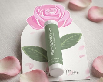 Personalisiertes Muttertagsgeschenk: Lippenbalsam für Mama Natürliche feuchtigkeitsspendende Lippenpflege