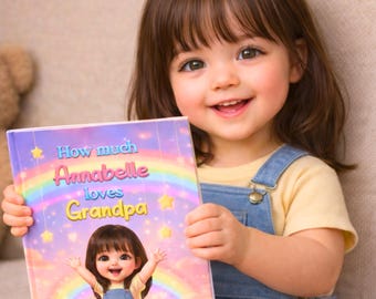 Personalized Children's Book with Grandpa: How Much I Love Grandpa