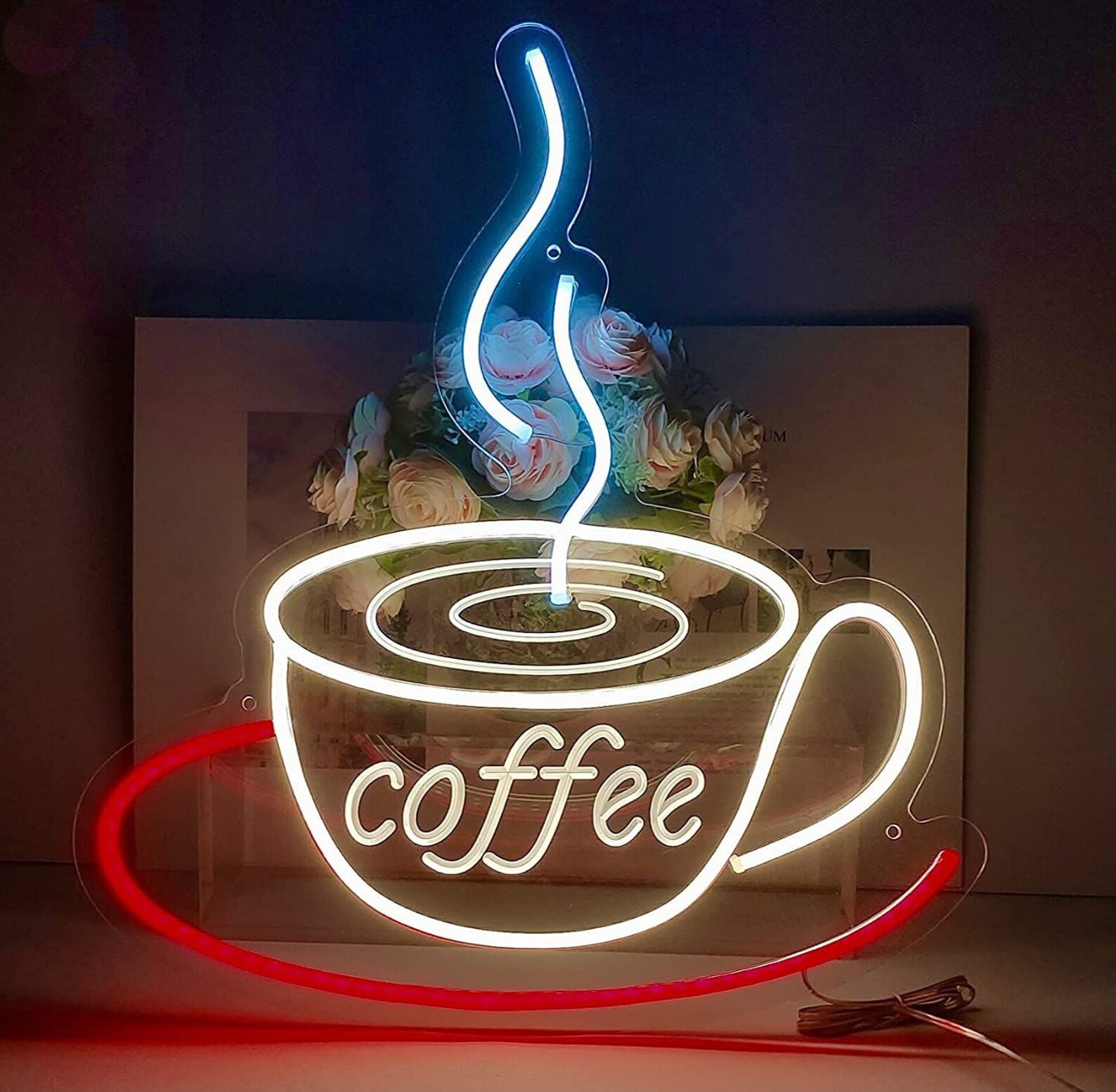 Coffee Neon Sign Coffee Bar Sign Neon Coffee Sign Coffee Etsy