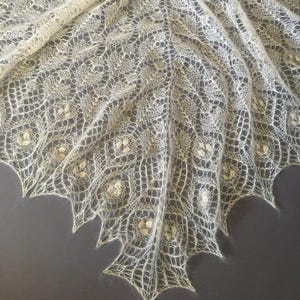 Elegant Lace Bridal Shawl -  Lightweight Knit Wrap – Soft Scarf for Special Occasions