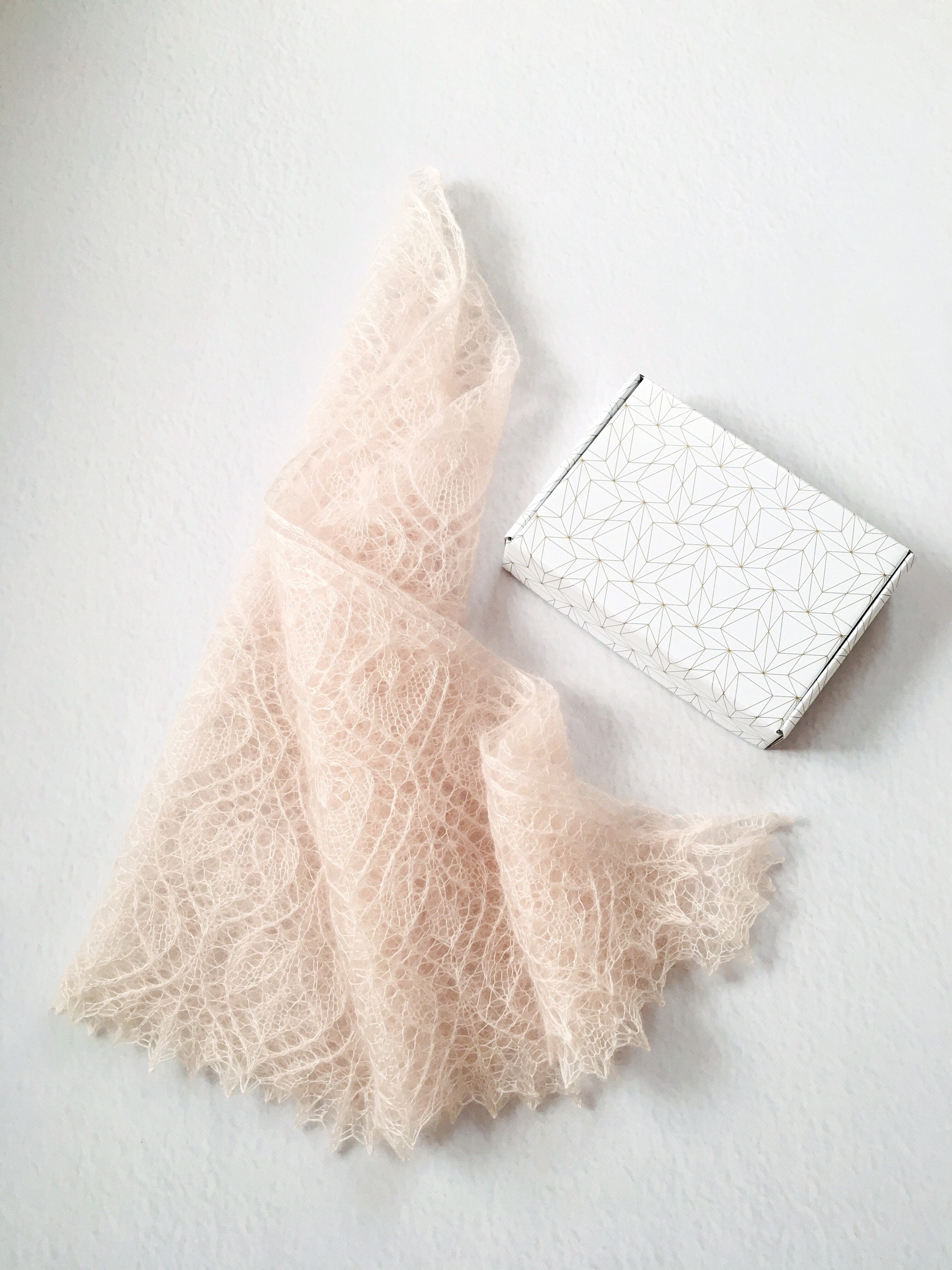 blush pink shawl for wedding
