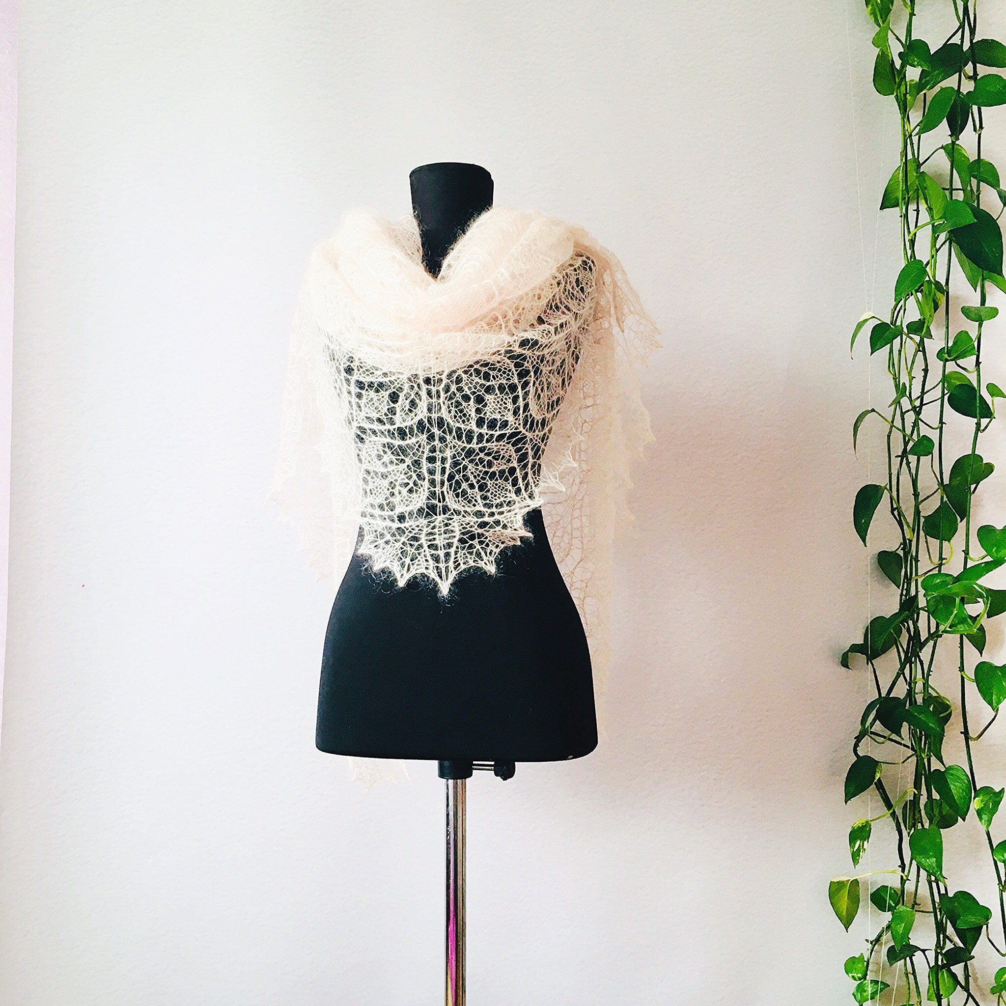 blush pink shawl for wedding
