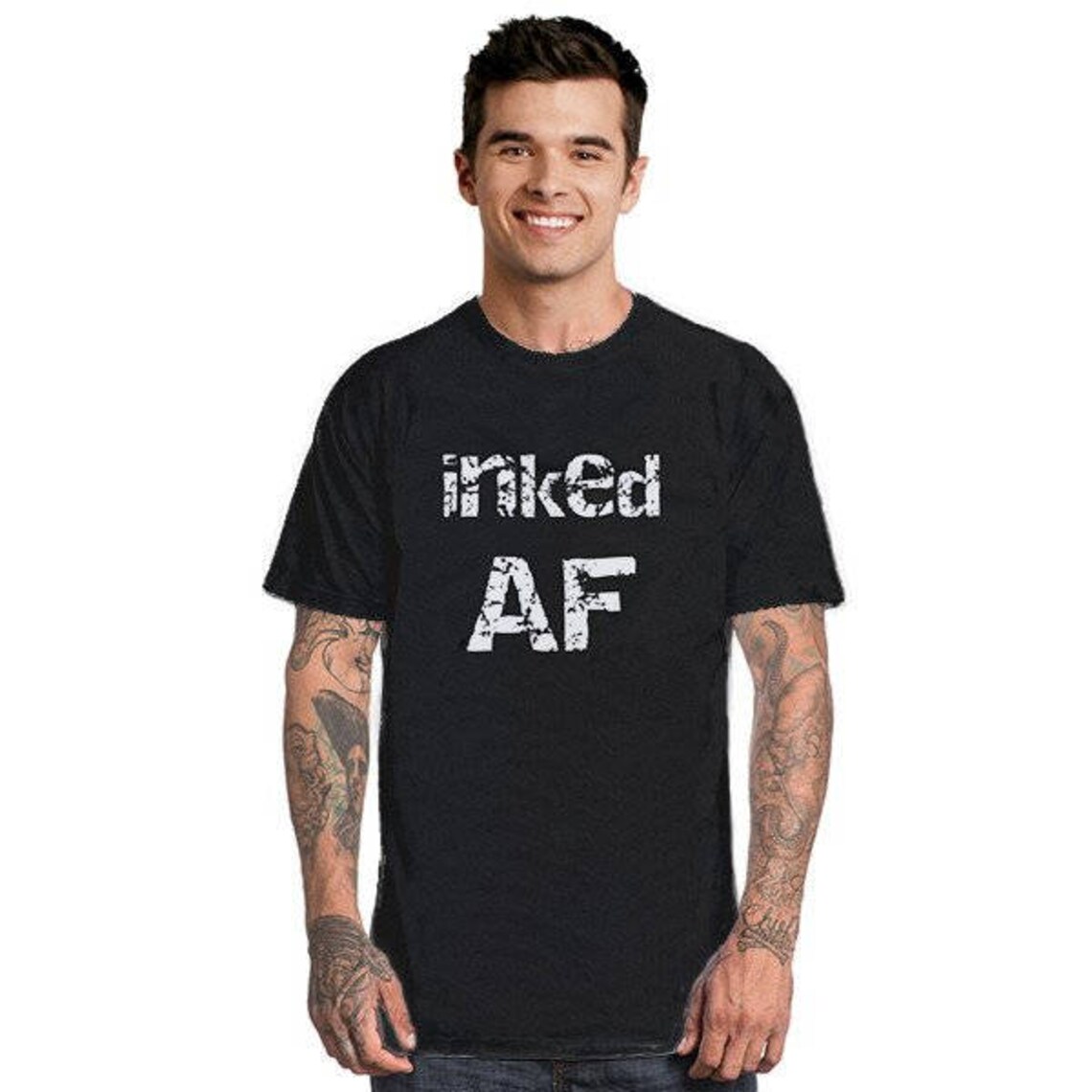 Inked Shirt Mens TShirt Tattoo Shirt for Men Gift for Etsy