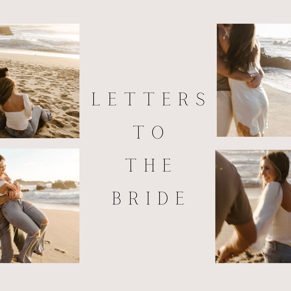 Letters to the Bride Photo Book | Bridal Shower Gift| Bridal Gift| Wedding Gift