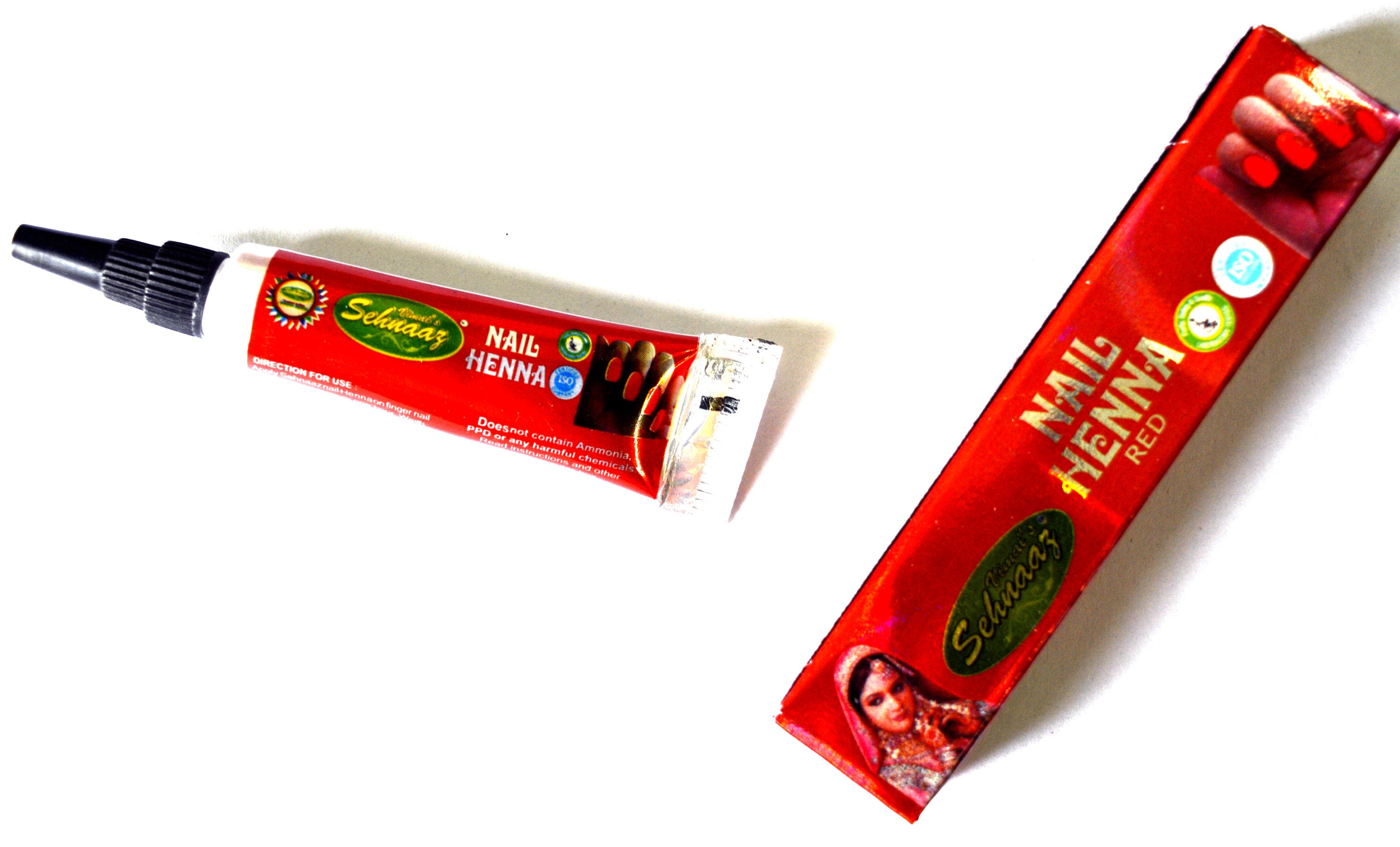 Instant # Red Nail Henna Mehandi Tube From Vimal Golecha Sehnaaz India ...