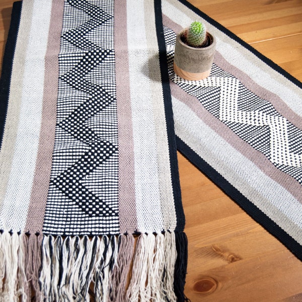 Zig Zag Table Runner Etsy