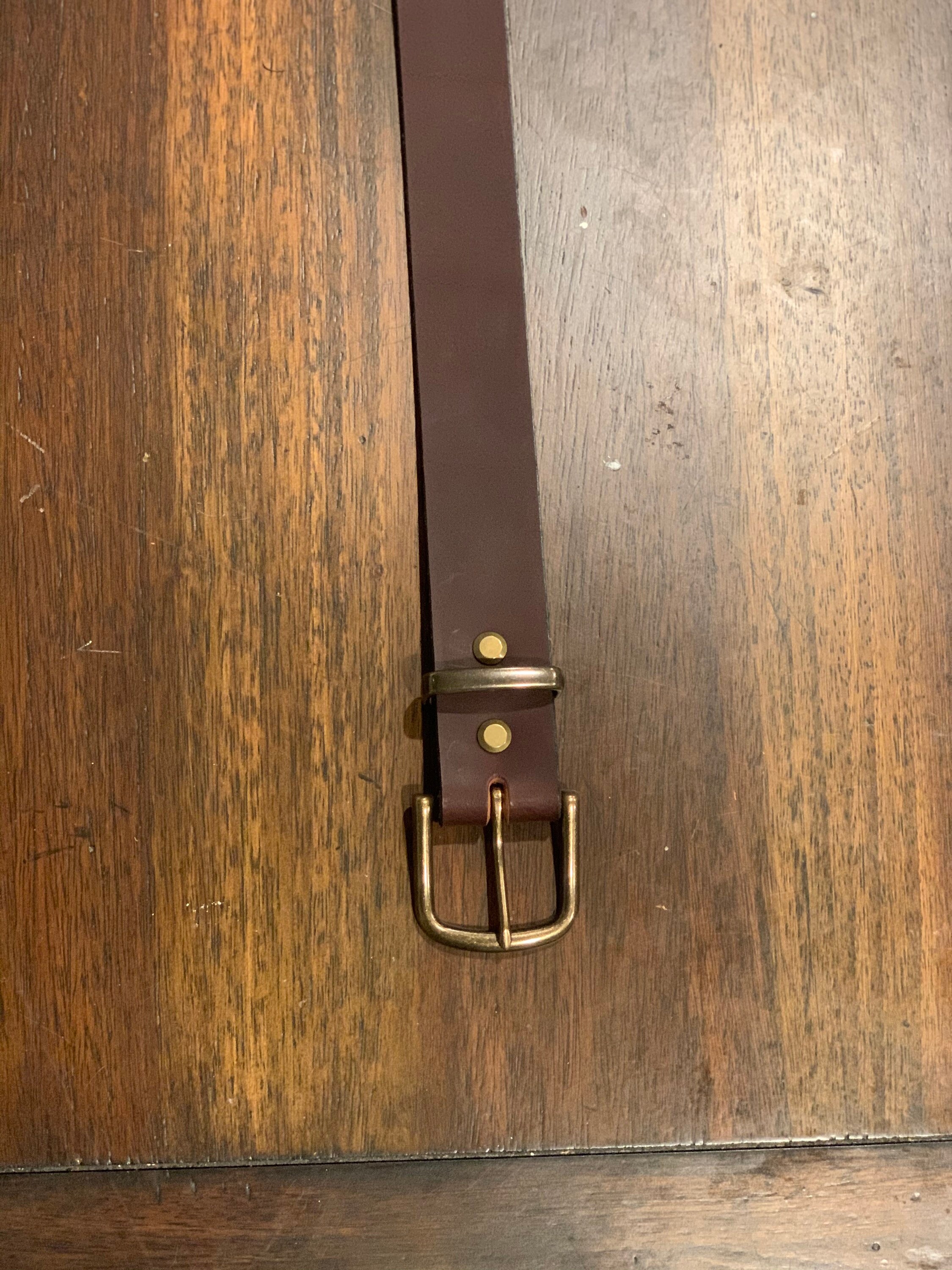 1.5 wide belt. Solid brass hardware Etsy