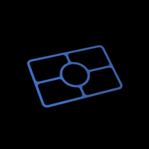 Catch all tray router template pattern for 18.25 x 12.25" tray.