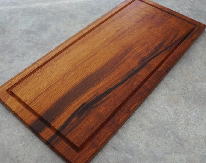 Kitchen Chopping Board with Juice channel in She oak timber (84)