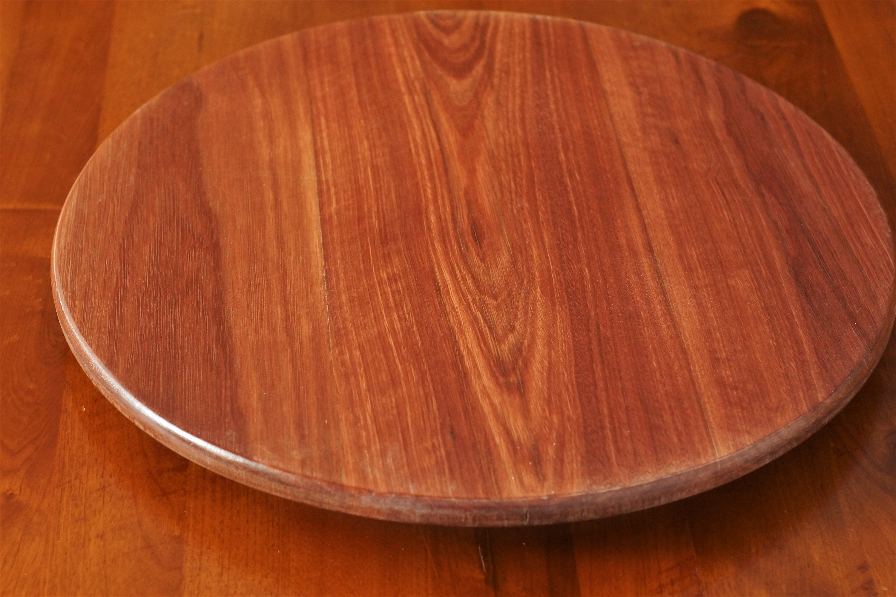Lazy Susan in Western Australian Jarrah 490mm Diameter.