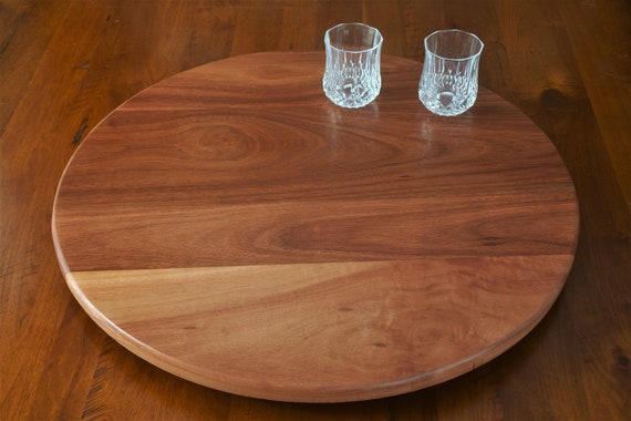 Lazy Susan in Jarrah from WA. 600mm Diameter.