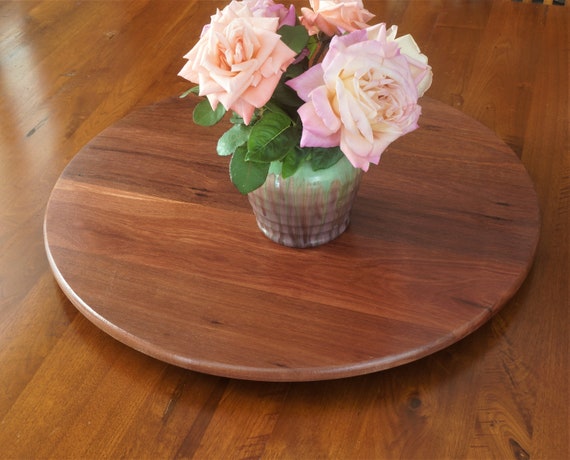 Lazy Susan in Western Australian Jarrah 600mm Diameter.